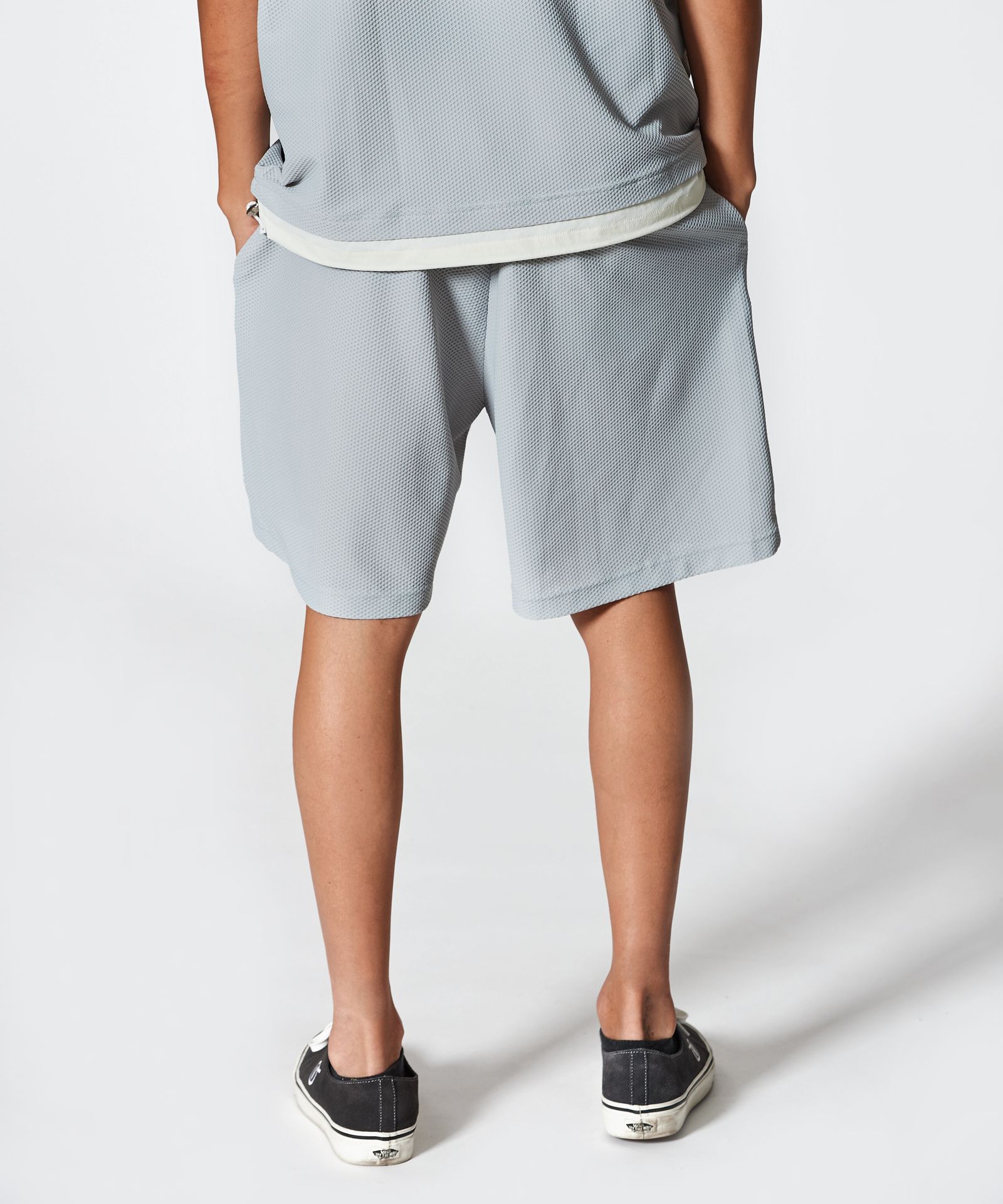 ACANTHUS × muta MARINE / muta Mesh Easy Shorts / メッシュイージーショーツ / GREY【MA2521】