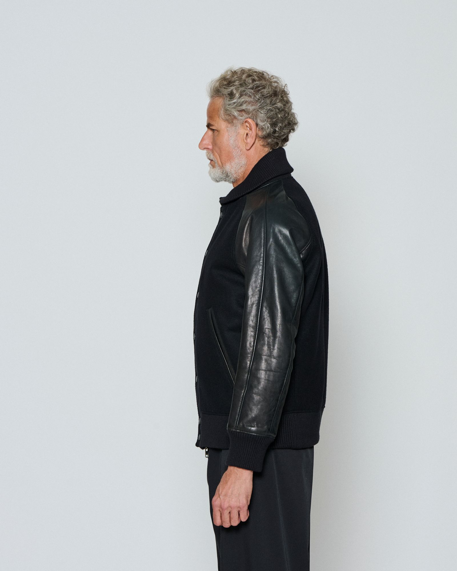 ☆先行予約販売☆  Studium Jacket / スタジアムジャケット / BLACK 【ST2301】