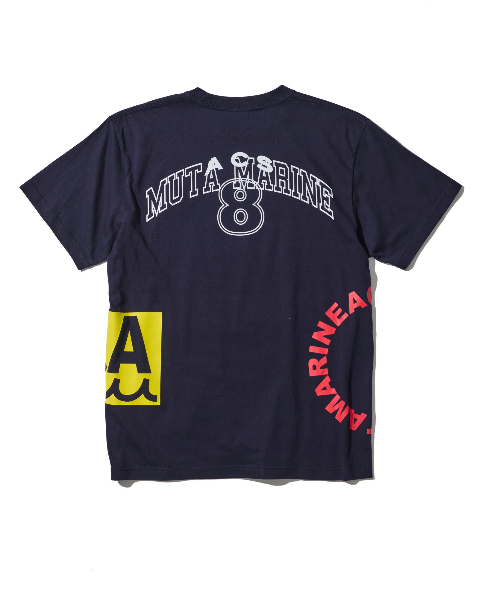 ☆先行予約☆muta MARINE × ACANTHUS  / テストプリントTシャツ  /  Test Print Tee / NAVY【MA2612】