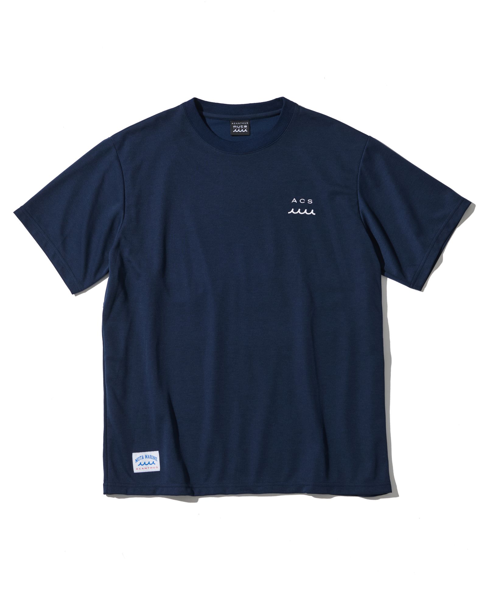 ☆先行予約☆muta MARINE × ACANTHUS  / ベンチレーションTシャツ  /  Ventilation Tee / NAVY【MA2617】