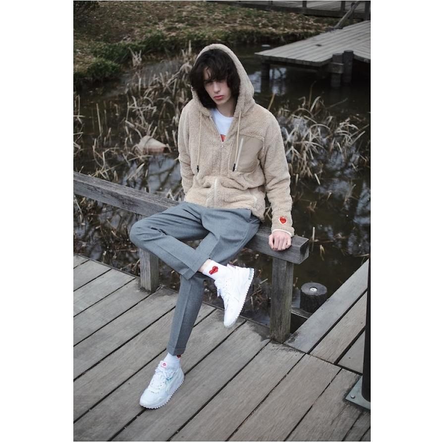 ソックス / Heart Socks / WHITE