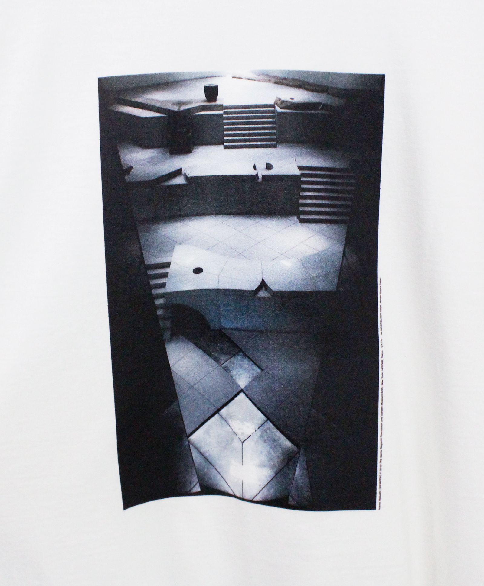 クルーネック プリントTシャツ / CREW NECK PRINT T  / WHITE [IN-CS06]