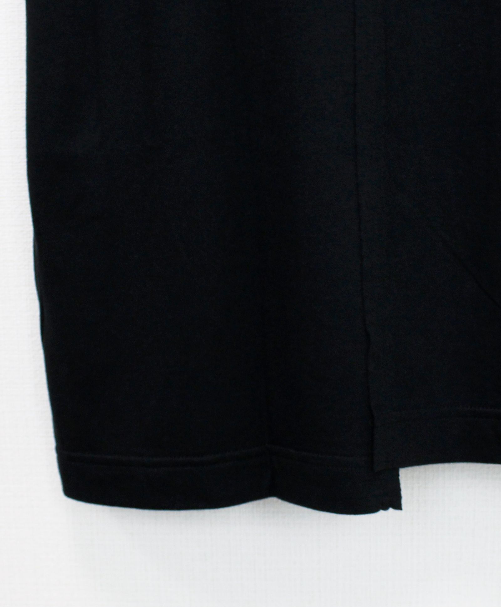 SILKETTE JERSEY W/ NUMBER PATTERN TSUJIKIRI LONG SLEEVED T-SHIRT / BLACK x WHITE [GL-T11-803-1-01]