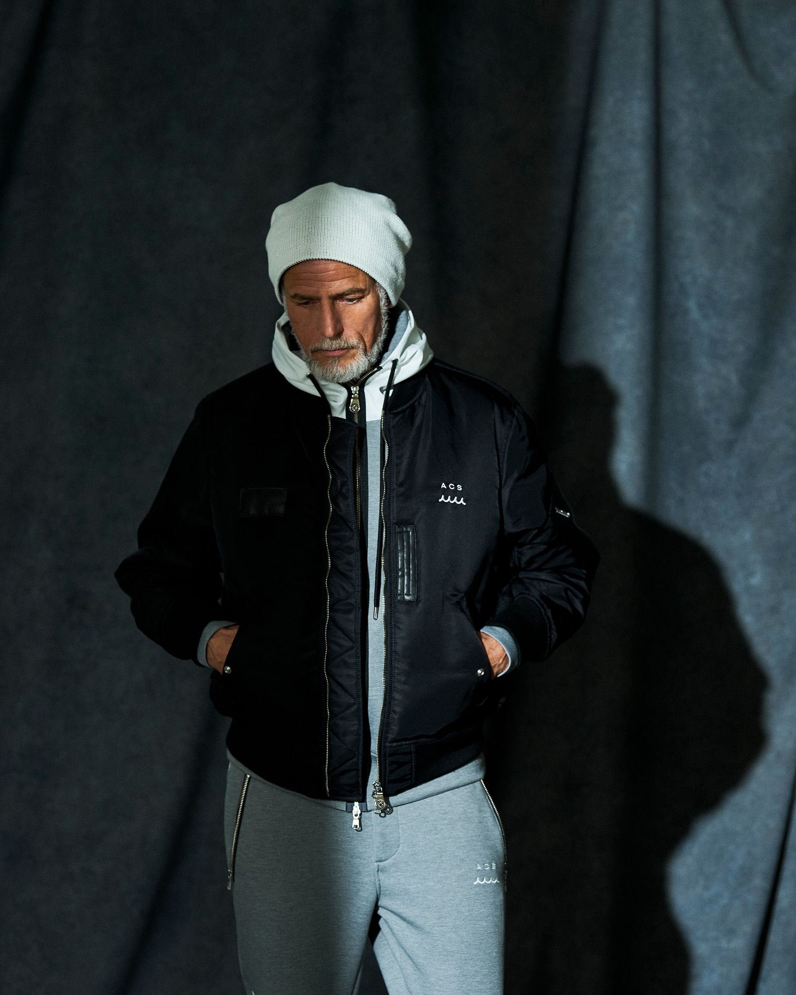 ☆先行予約☆ muta MARINE × ACANTHUS / オーバーサイズMA-1 / Oversize MA-1 / BLACK 【MA2649】