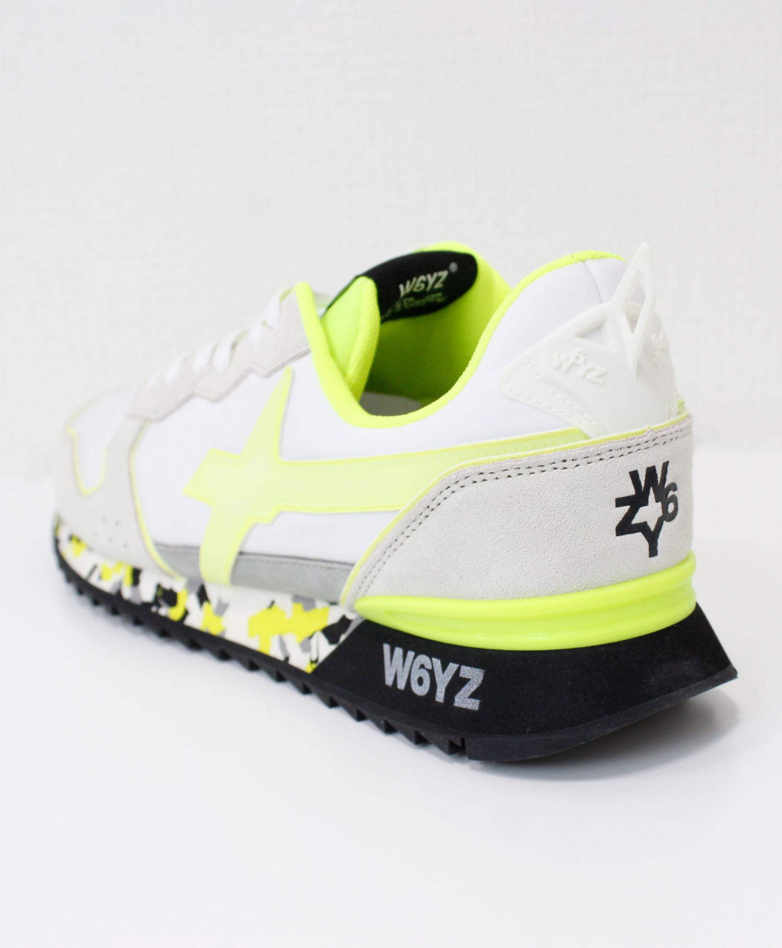 スニーカー / JET-M  / WHITE-YELLOW FLUO【41-1N40】