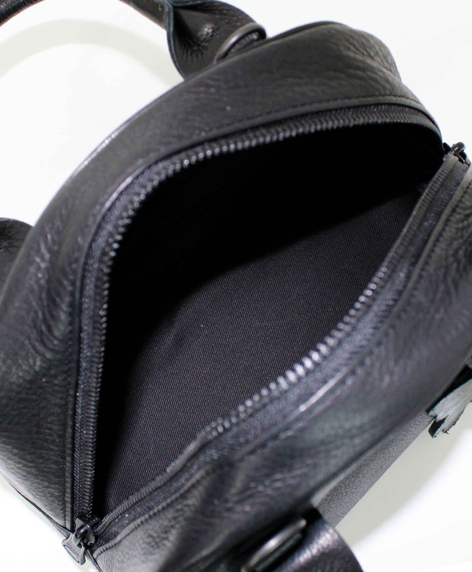 オイルドカウレザー・ミニミニボストンショルダートート / Oiled Cow Leather Mini mini Sholder BOSTON TOTE / B-BLACK [DCD-01315S]