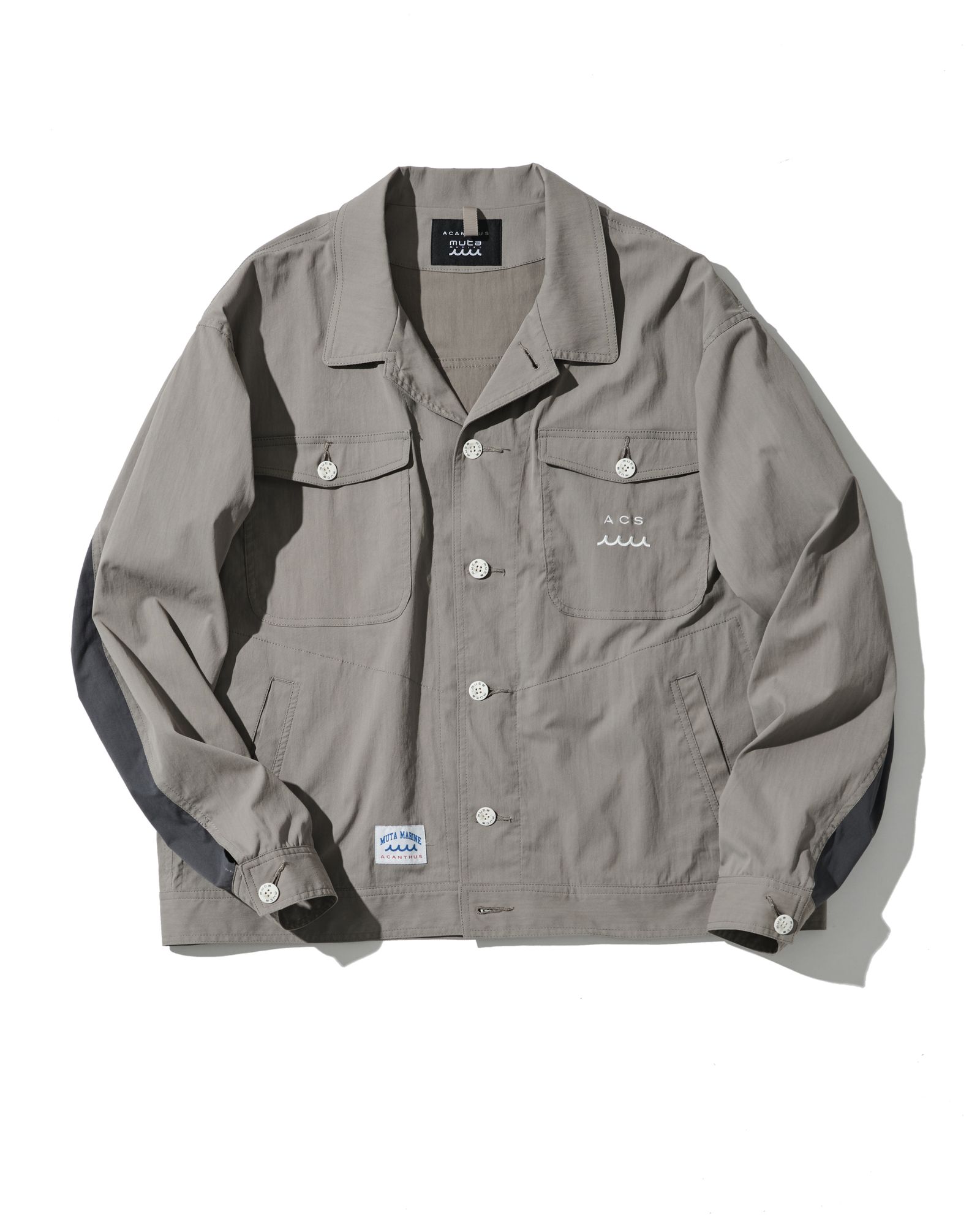 ☆先行予約☆muta MARINE × ACANTHUS  / トラッカージャケット / Trucker Jacket / GREY【MA2601】
