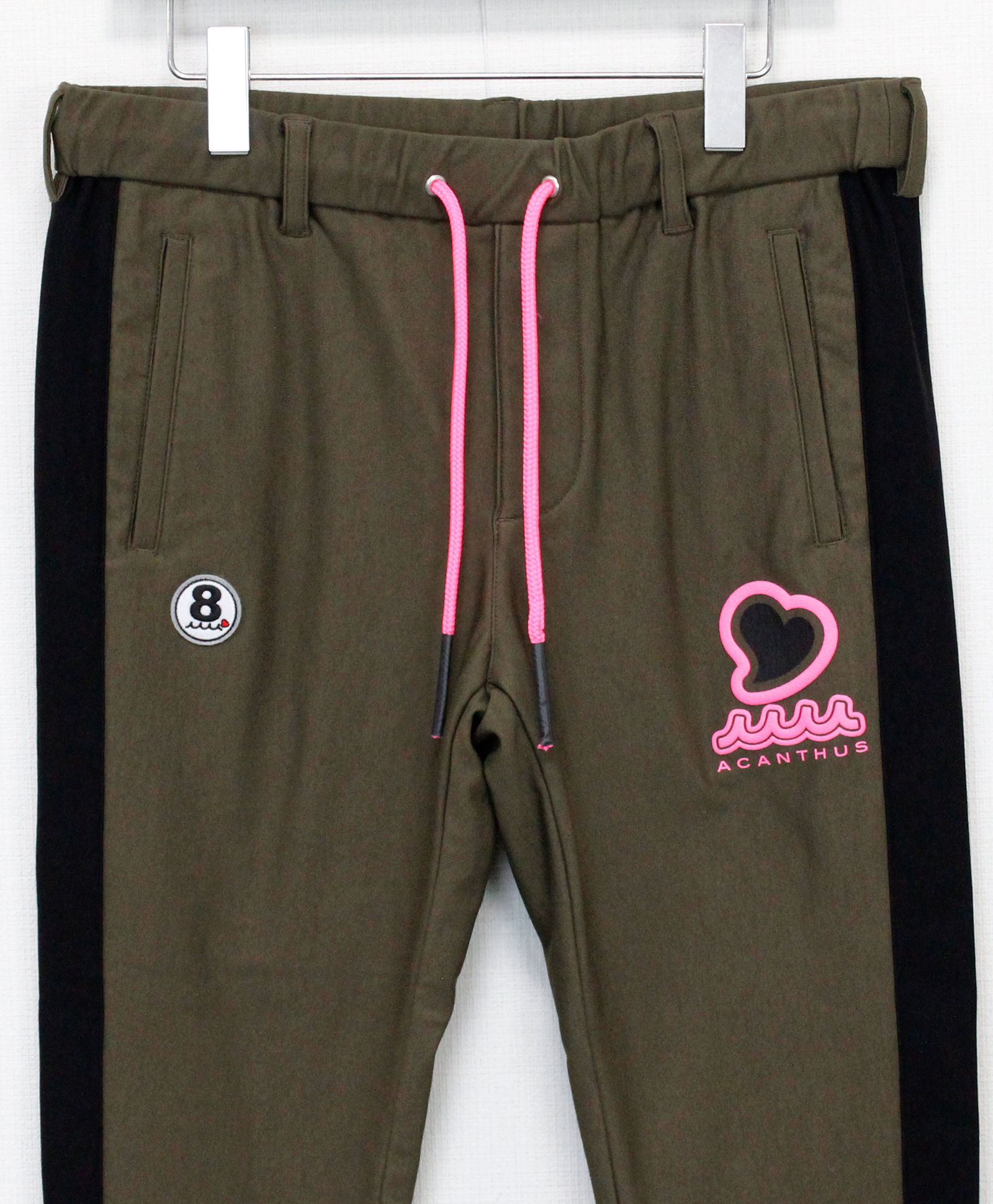 ⭐︎femt LIMITED⭐︎ muta MARINE × ACANTHUS  / muta sweet Logo HEAT PERFORMA Sideline Pants / ヒートパフォーマサイドラインパンツ / KHAKI【MA2548SP】