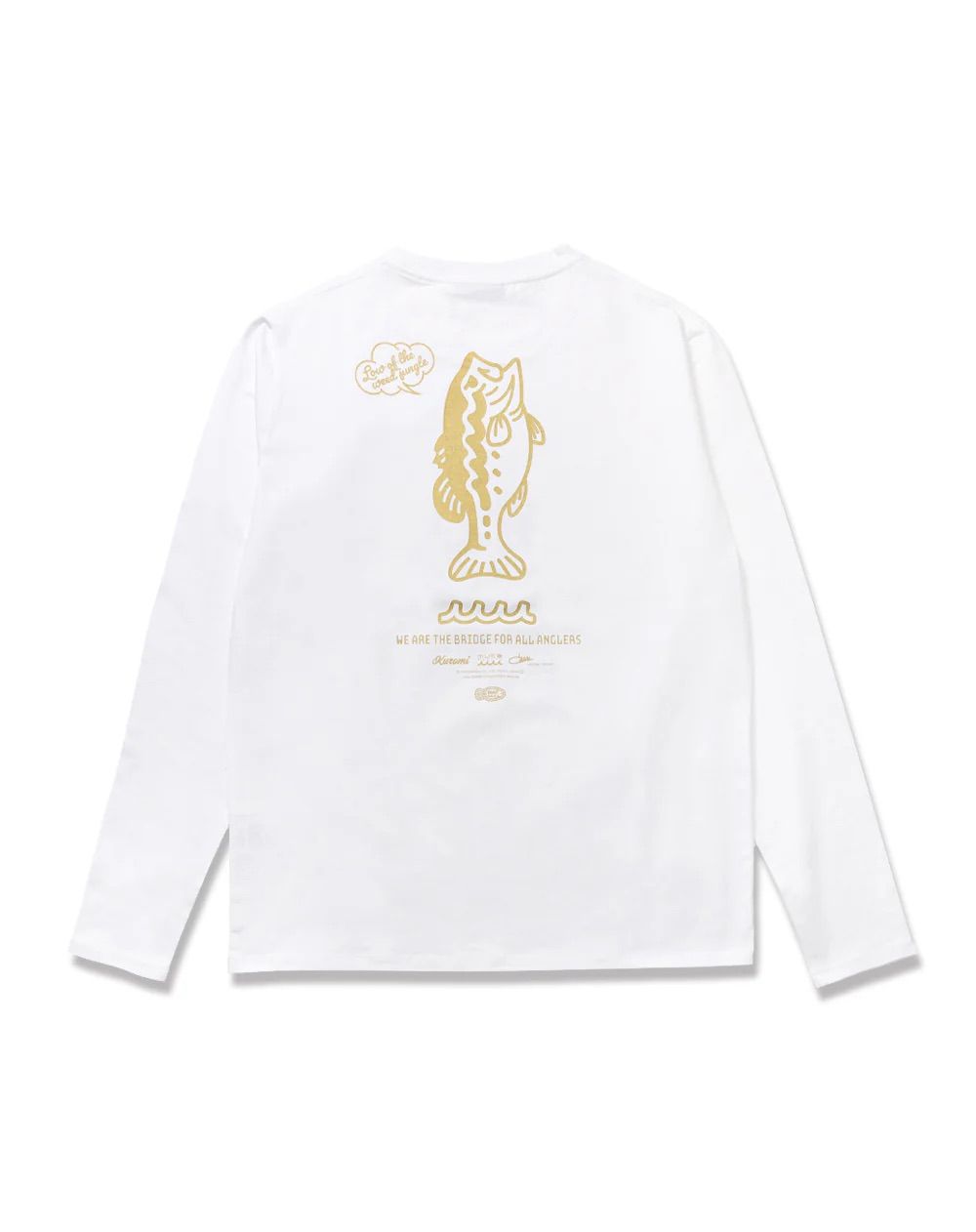 Kuromi × muta MARINE Fishing ストレッチロングスリーブTシャツ / ホワイト [MFMP-434779] ⭐︎3月5日より随時出荷⭐︎