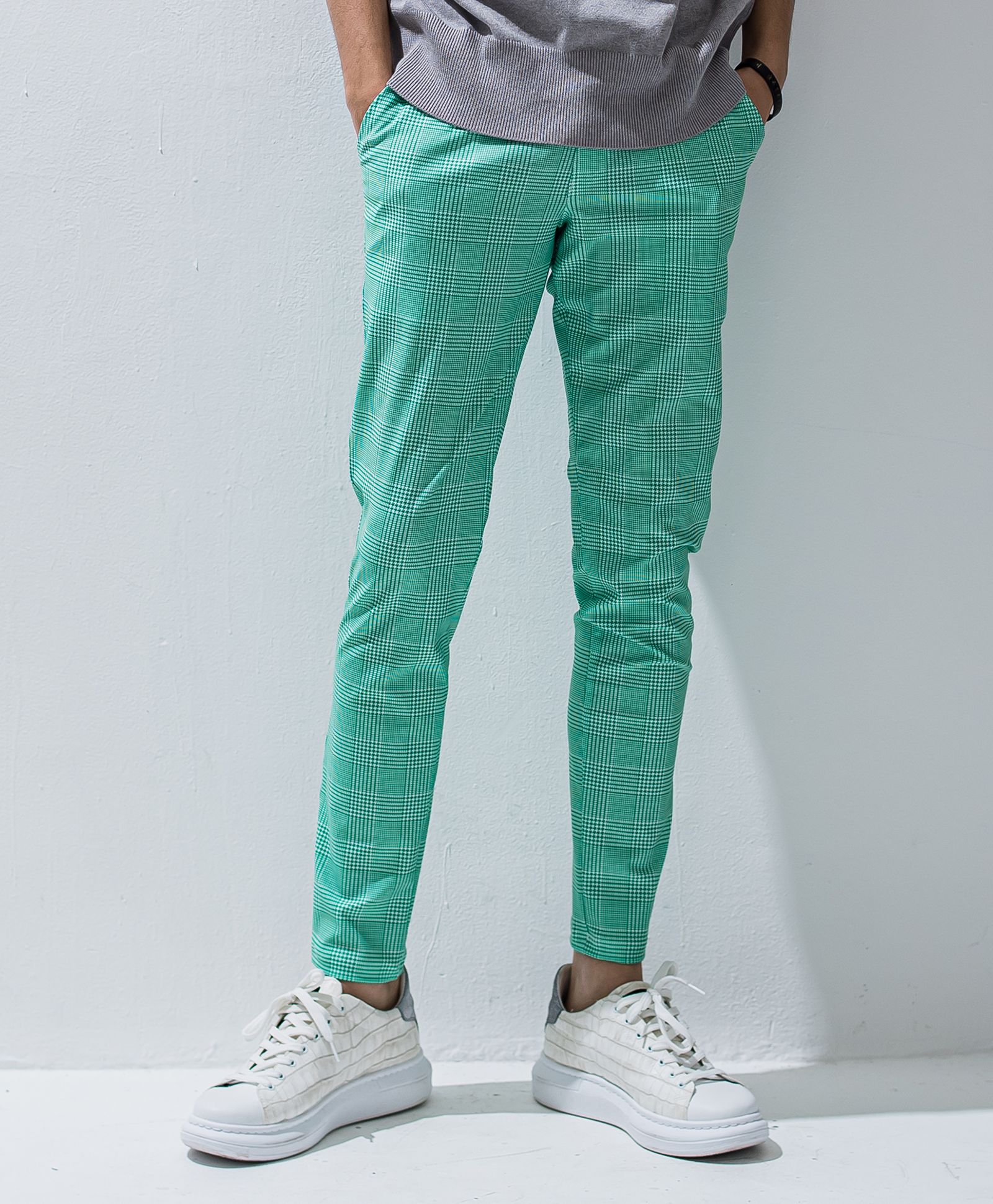 RESOUND CLOTHING - CHRIS EASY check PANTS / イージーチェックパンツ