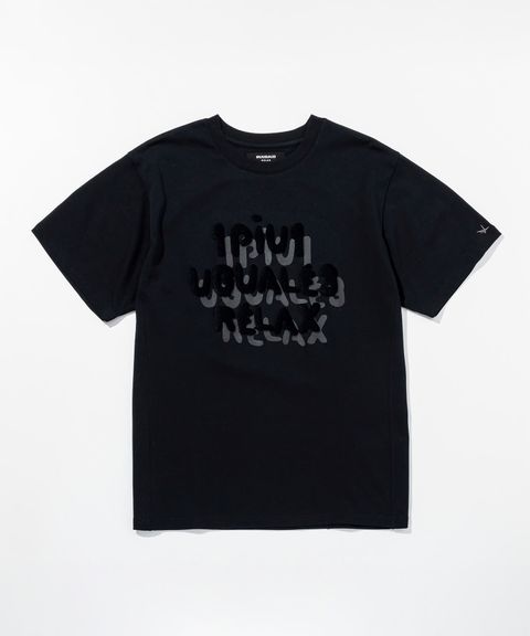 シャドウロゴ半袖Tシャツ / ブラック【UST-26005】