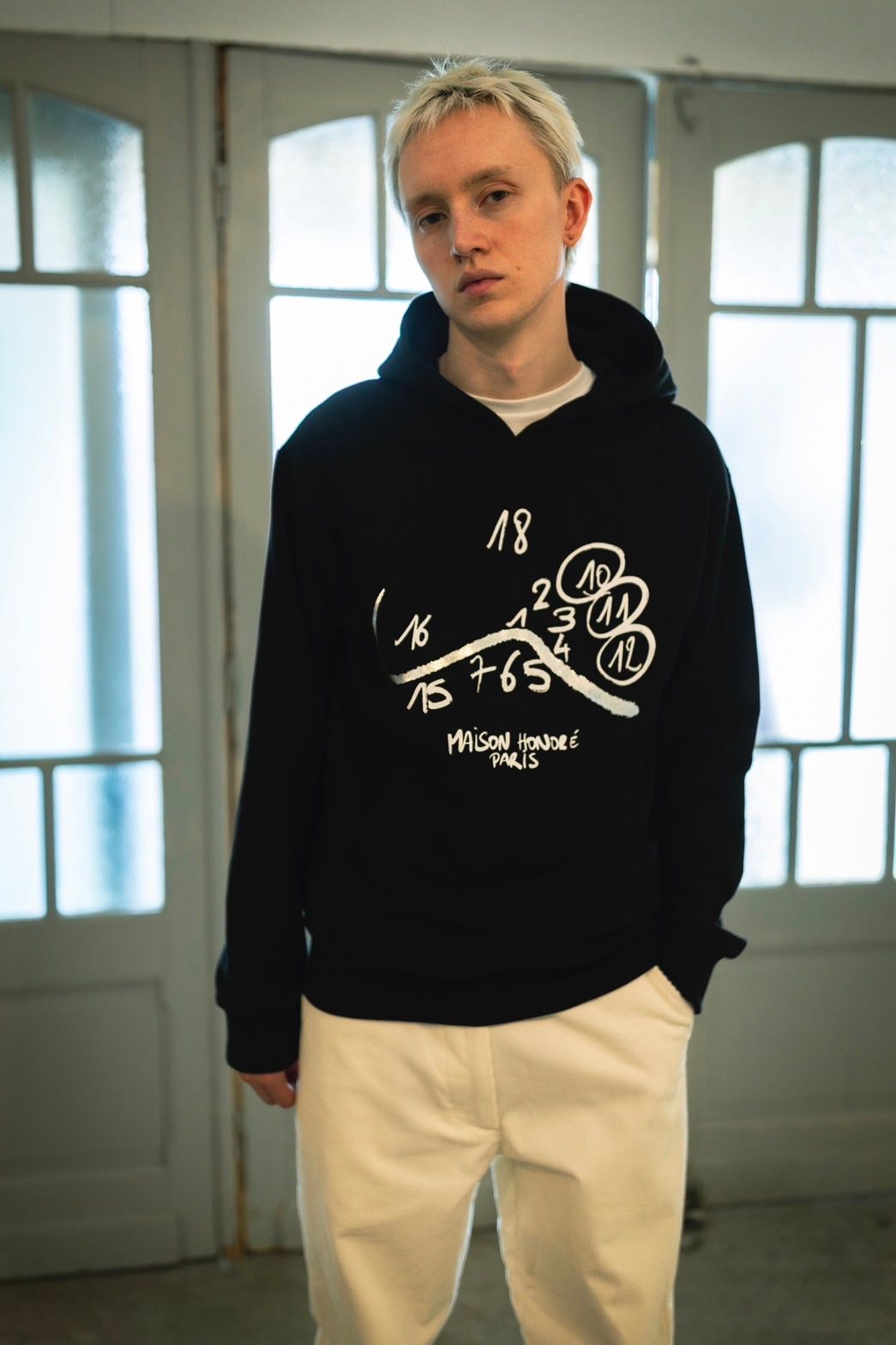 プルオーバーパーカー / Kevin Hoodie / BLACK