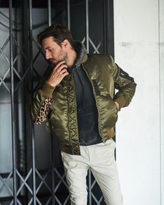 LIMONTA MA-1 / MA-1 / OLIVE LEOPARD 【JK2202】