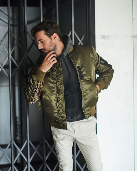 LIMONTA MA-1 / MA-1 / OLIVE LEOPARD 【JK2202】