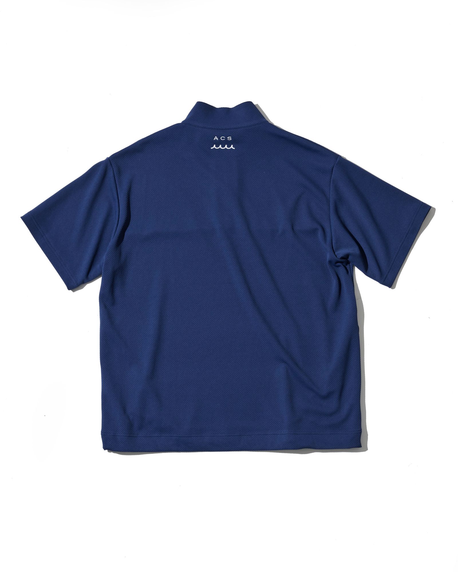 ☆先行予約☆muta MARINE × ACANTHUS  / スタンドカラーS/Sトップ /  Stand Collor S/S Top / NAVY【MA2709】