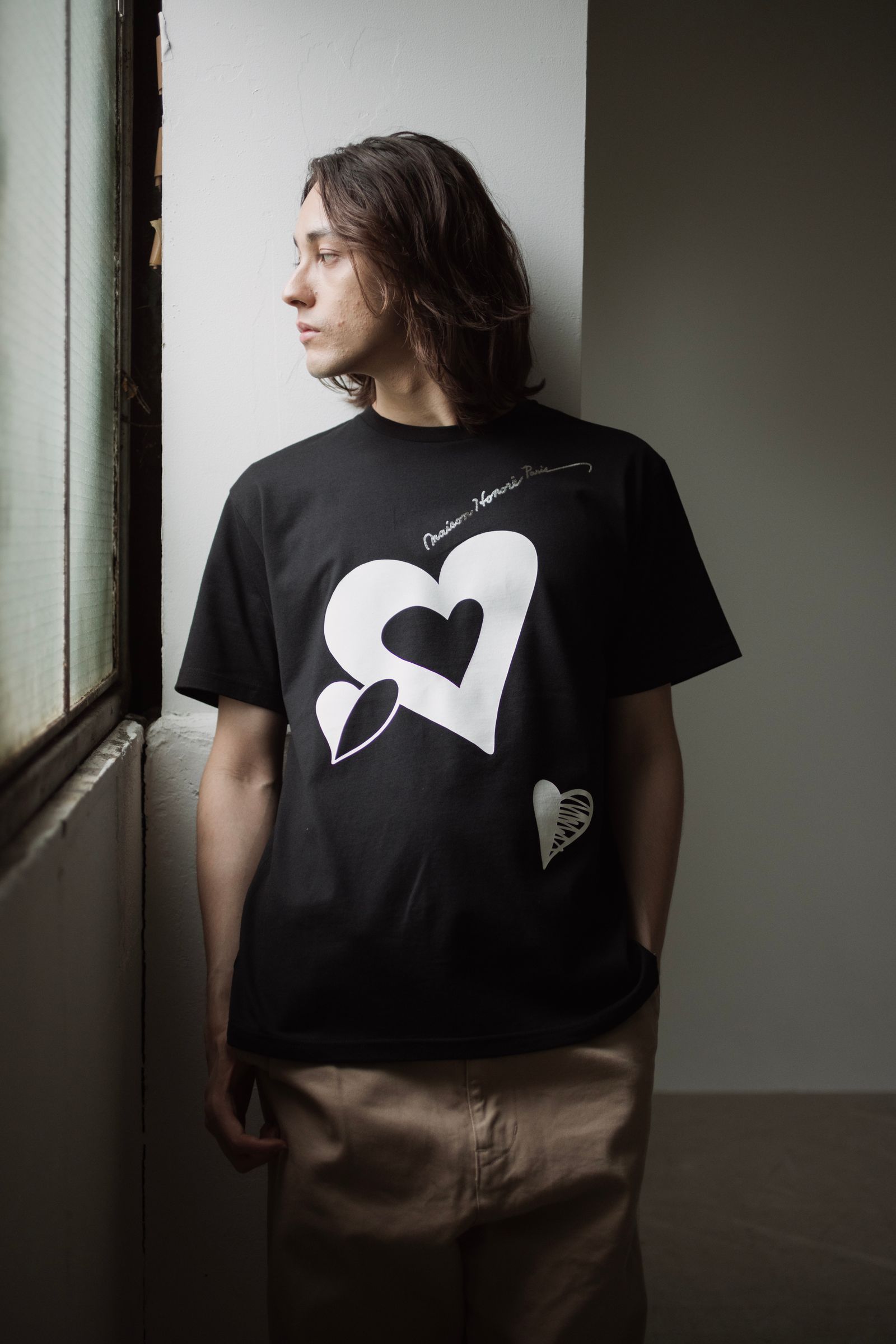 Tシャツ / Pothos / BLACK