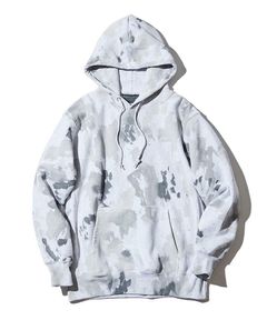 ハンドペイント スウェット パーカー / グレー / Hand Paint Hooded Sweatshirt  / GREY【HJ2306】
