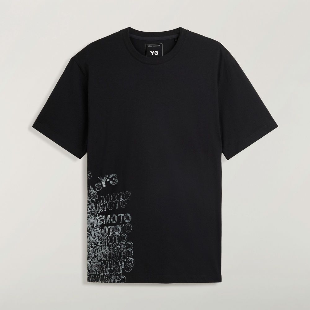 グラフィックショートスリーブTシャツ / Y-3 GFX SHORT SLEEVE TEE / BLACK [KR2223-APPS26]