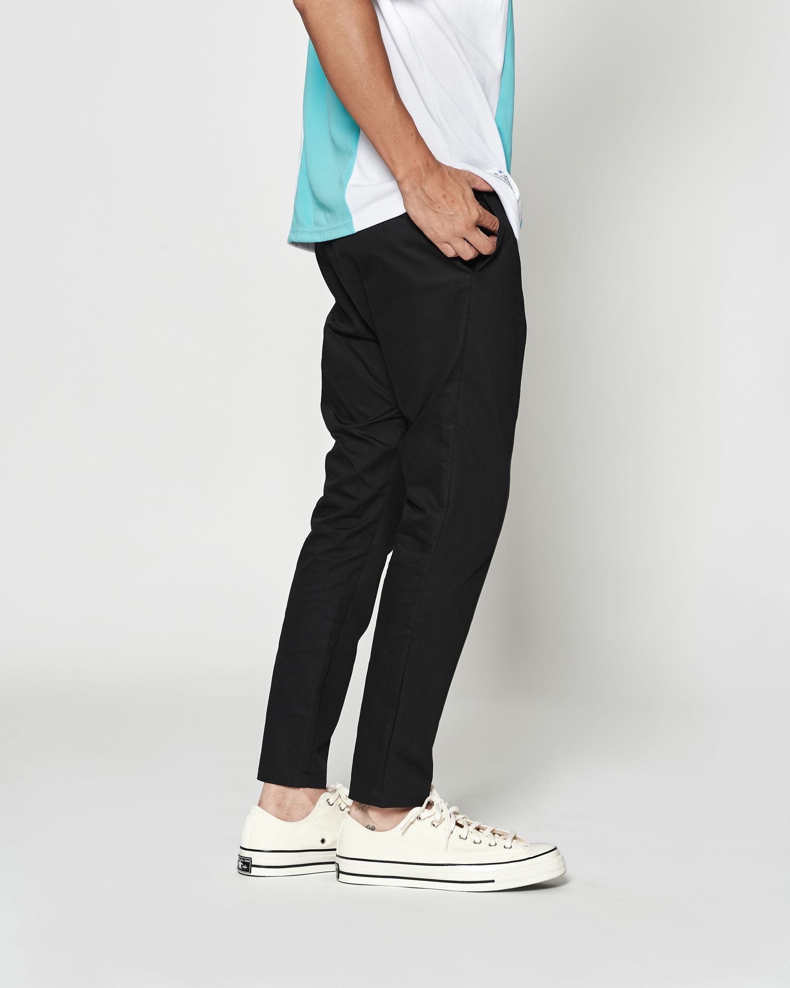 ☆先行予約☆muta MARINE × ACANTHUS  /イージータイトパンツ /  Easy Tight Pants / BLACK【MA2605】