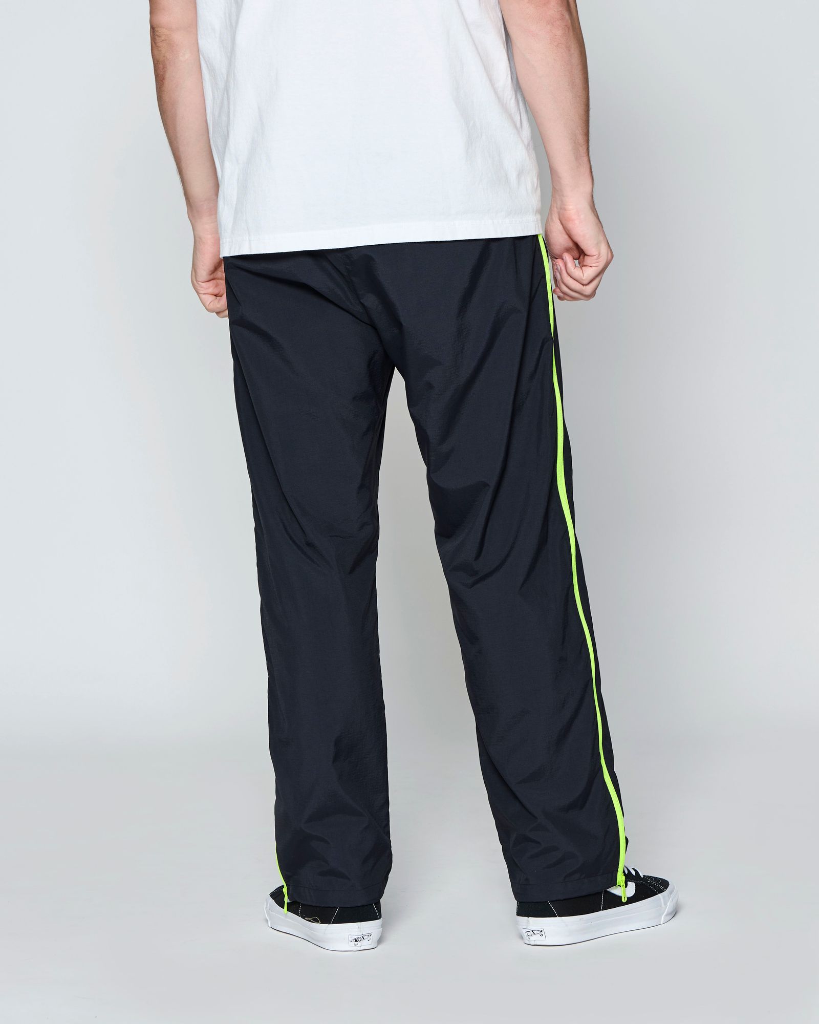 ☆先行予約☆ SUPPLEX® ナイロン ジップパンツ  /  SUPPLEX® Nylon Contrast Zip Pants / BLACK 【PT2703】