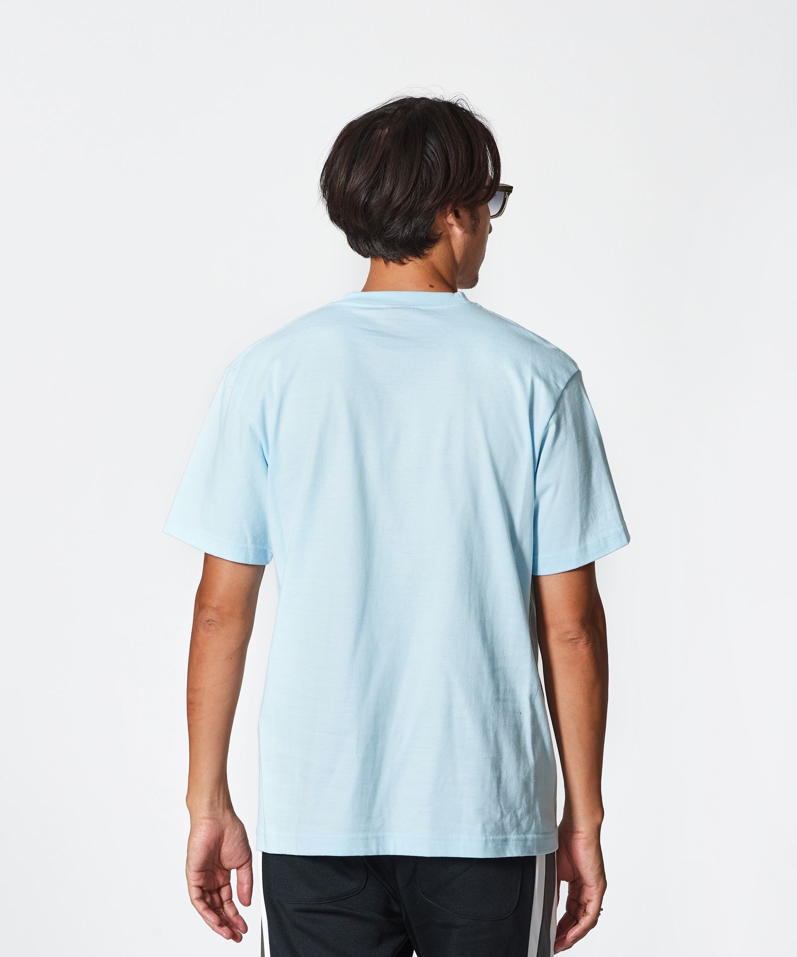 ACANTHUS × muta MARINE / muta Circle Logo Trimming Pocket Tee / トリミングポケットTシャツ / SAX 【MA2516】