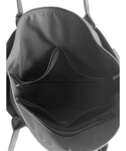ウォータープルーフレザービジトートバッグ / Water Proof Cow Lether Tote Bag / B-BK [DCD-01511]