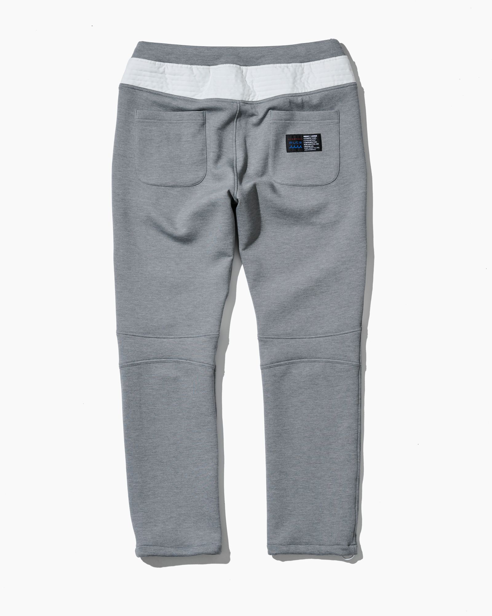 ☆先行予約☆ muta MARINE × ACANTHUS  / バイカーパンツ /  Double-knit Biker Pants / GREY 【MA2653】