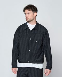 ☆先行予約☆ Type1 WWⅡ ストライプ トロピカルウール ジャケット  /  Type1 WWⅡ Stripe Tropical Wool Jacket / BLACK 【JK2701】