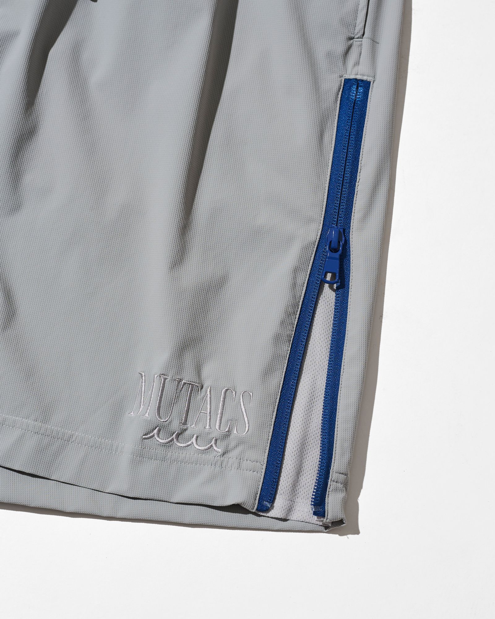 ☆先行予約☆muta MARINE × ACANTHUS  / サイドジップショーツ /  Side Zip Shorts / GREY【MA2707】