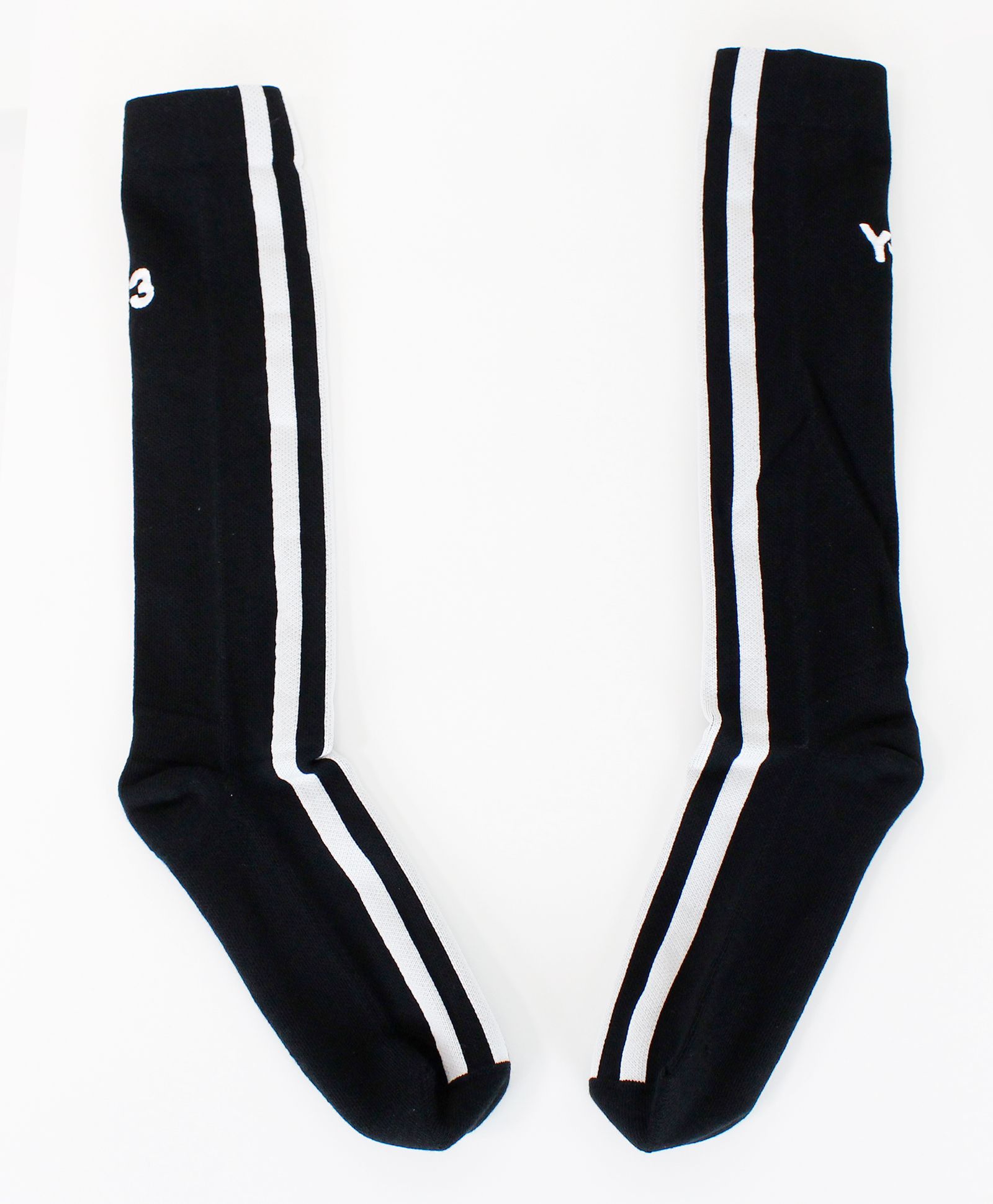 K ストライプス ソックス / Y-3 K STRP SOCK / BLACK [JI9096-ACCA24]