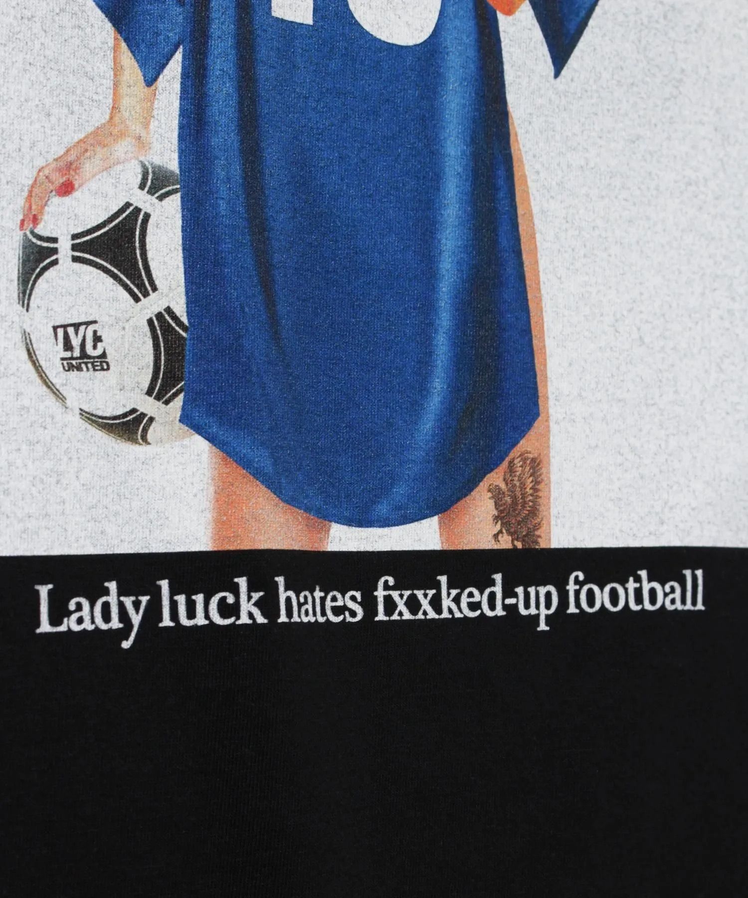 【FOOTBALLITIS】[No.10] Tシャツ / BLACK [261327NT]