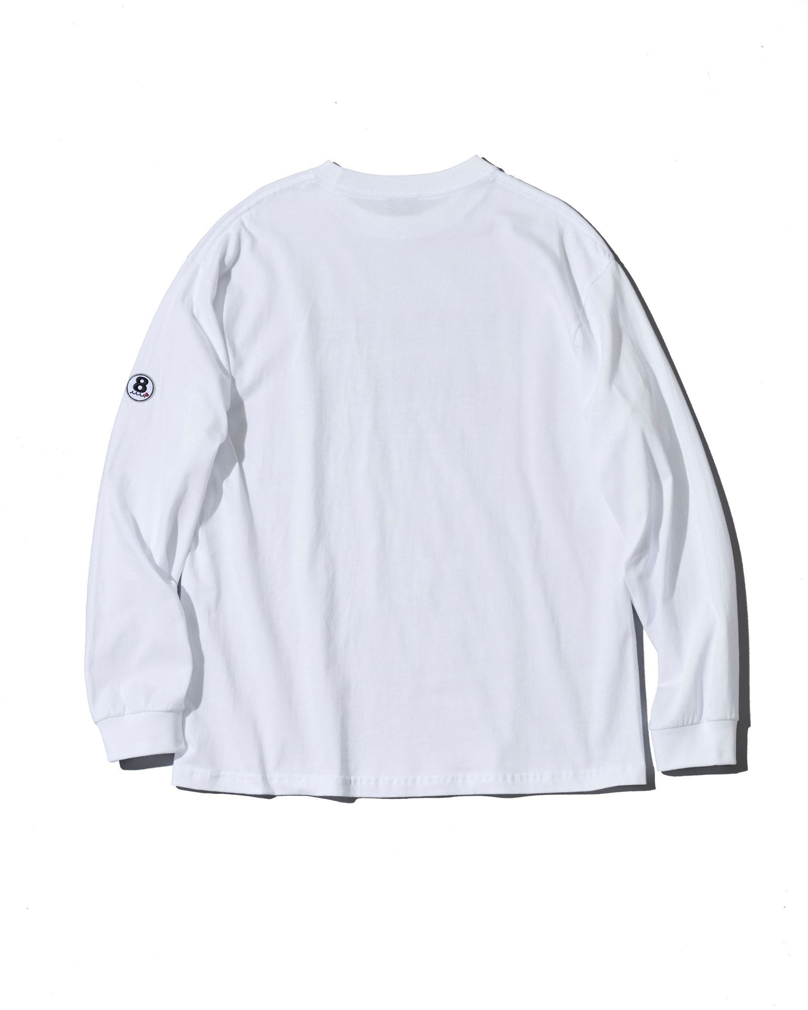 ☆先行予約☆muta MARINE × ACANTHUS  / WネームロゴロングスリーブTシャツ /  W-name logo L/S tee / WHITE【MA2727】