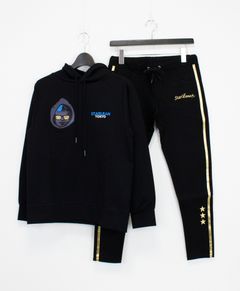 セットアップ / SWALLOW HOODIE SET UP / BLACK  [SLST001]