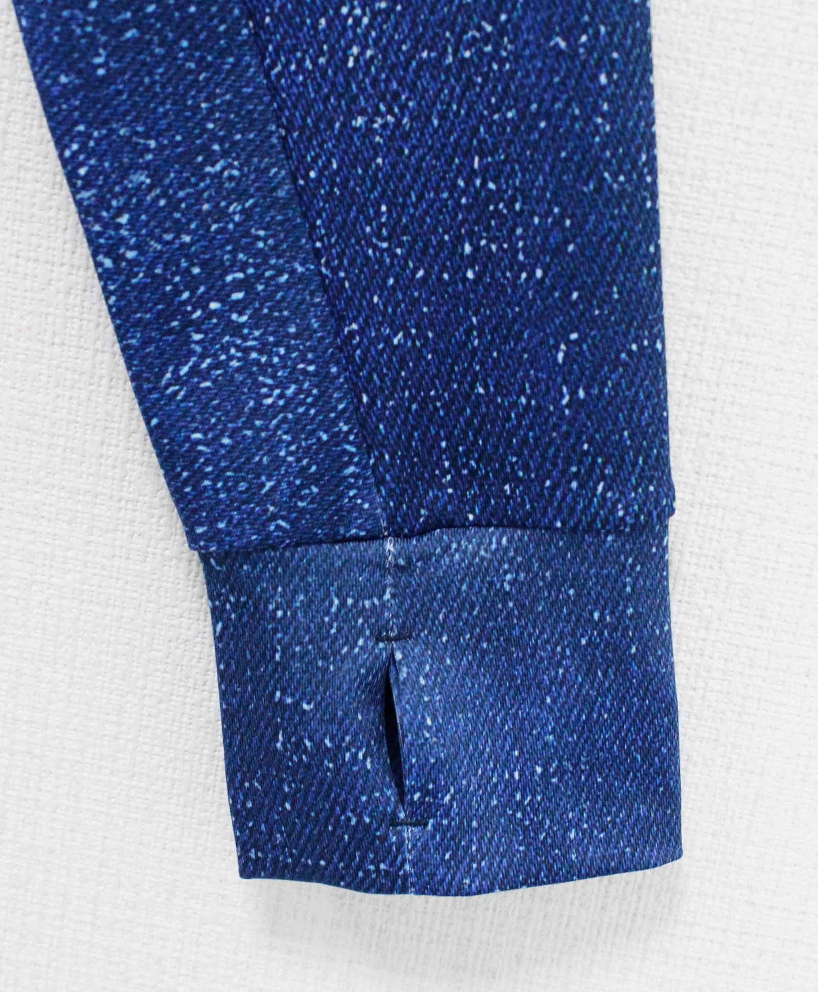 ダメージデニムラッシュガードパーカー / インディゴ【USO-26043】