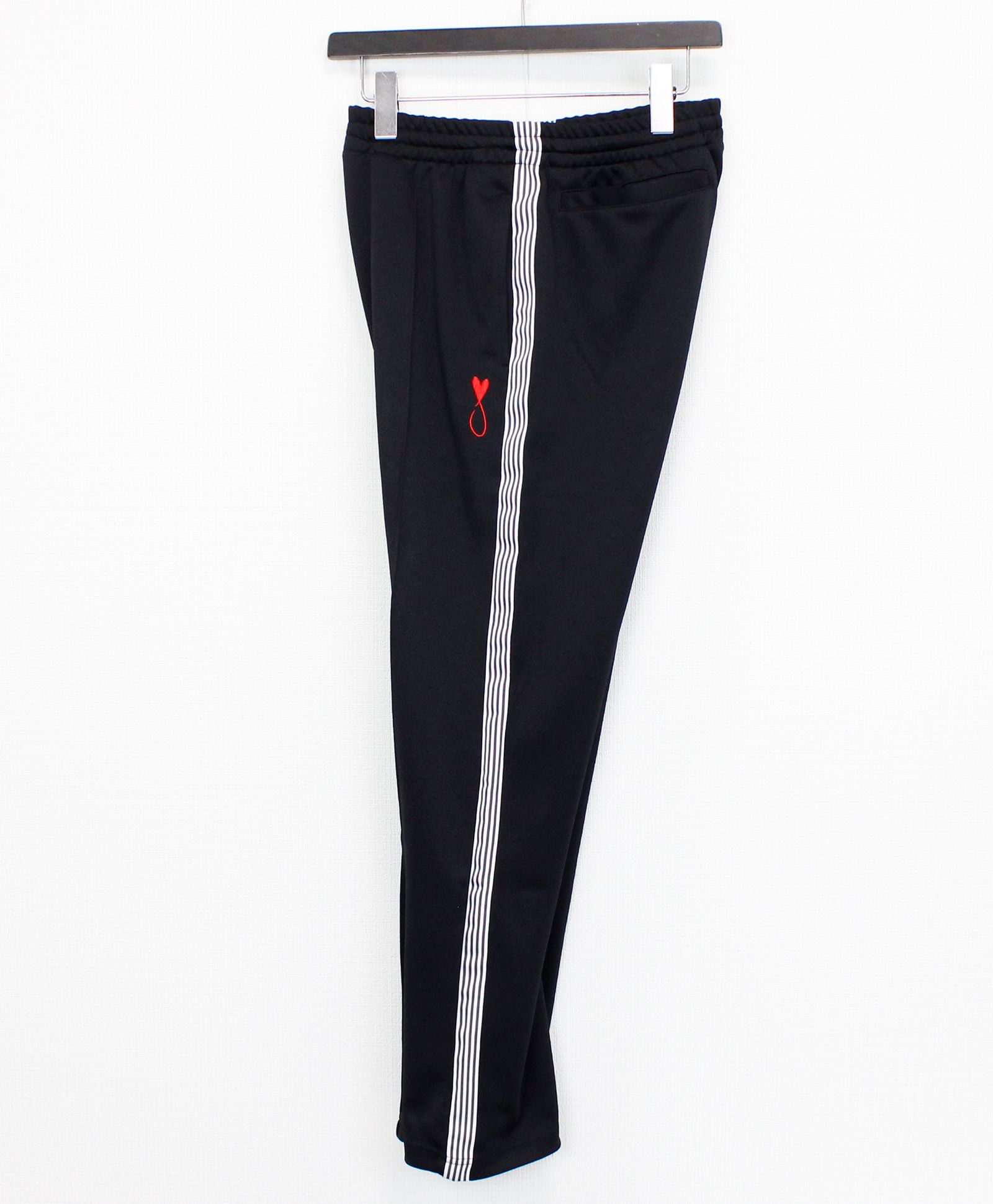 サイドラインジャージパンツ / Tiphanie - Side Line Pants / BLACK × RED