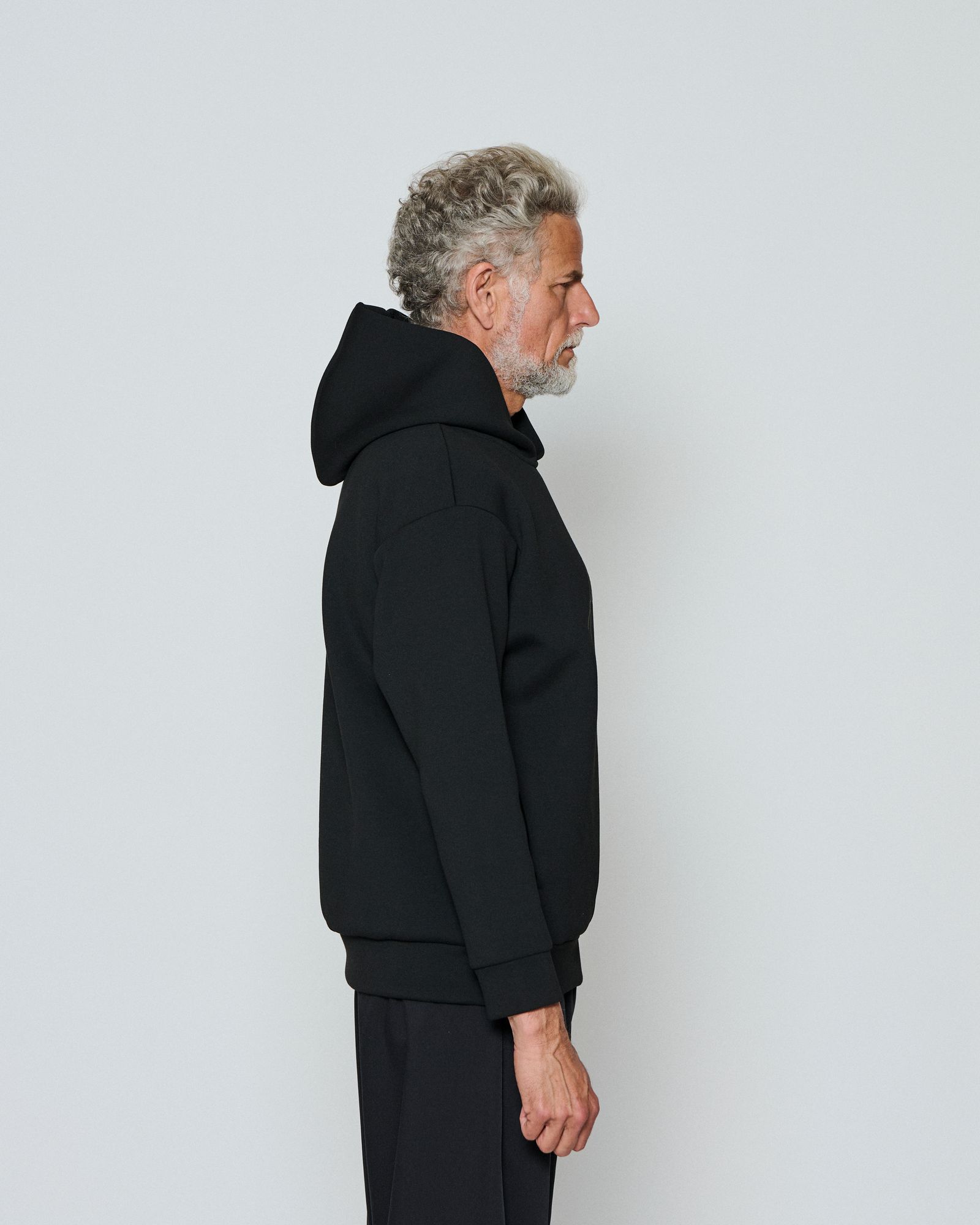 ☆先行予約☆  ダンボールニットスウェットパーカー / フーディー / Hooded Sweatshirt / BLACK 【DW2501】