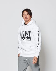 ACANTHUS × muta MARINE / muta MA Logo Hooded Sweatshirts / パーカー / WHITE 【MA2537】
