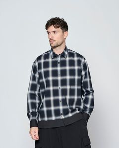 ☆先行予約☆ カラースイッチ チェックシャツ  /  Color Switching Check Shirt / BLACK CHECK 【SH2701】
