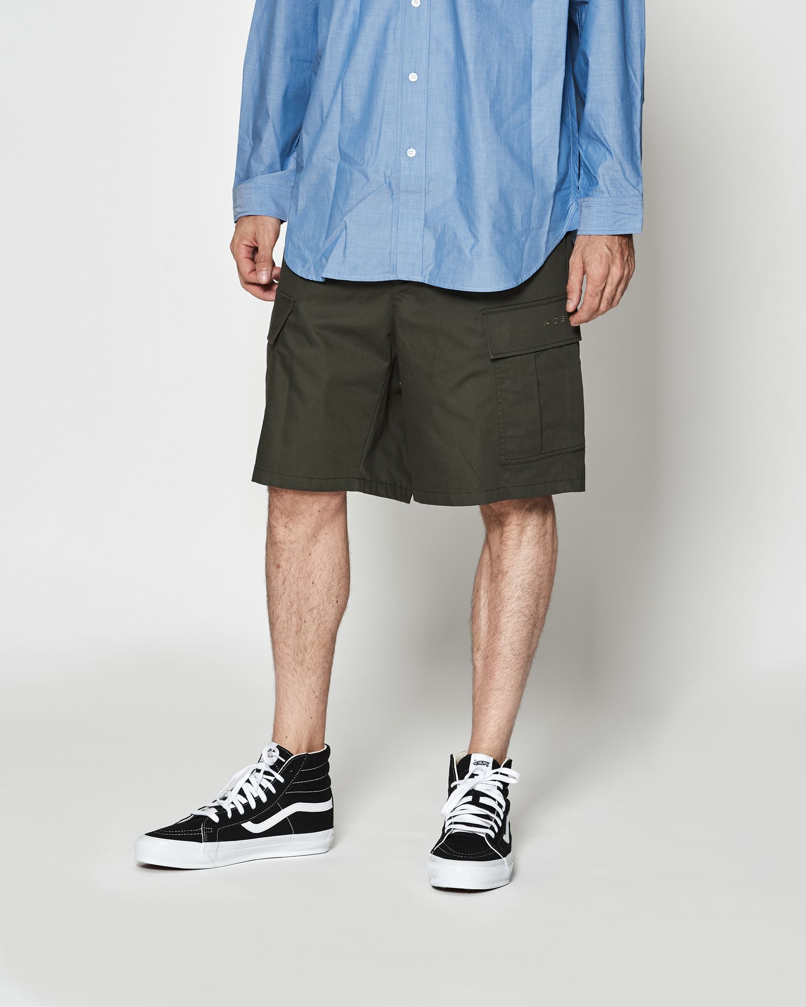 ☆先行予約☆ カーゴショーツ / Cargo Shorts / OLIVE【PT2604】