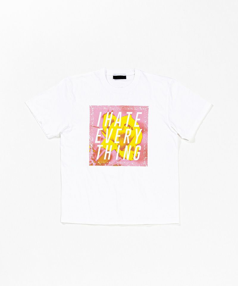 ACANTHUS × NOTHING / Tシャツ / I HATE EVERYTHING Tee / WHITE