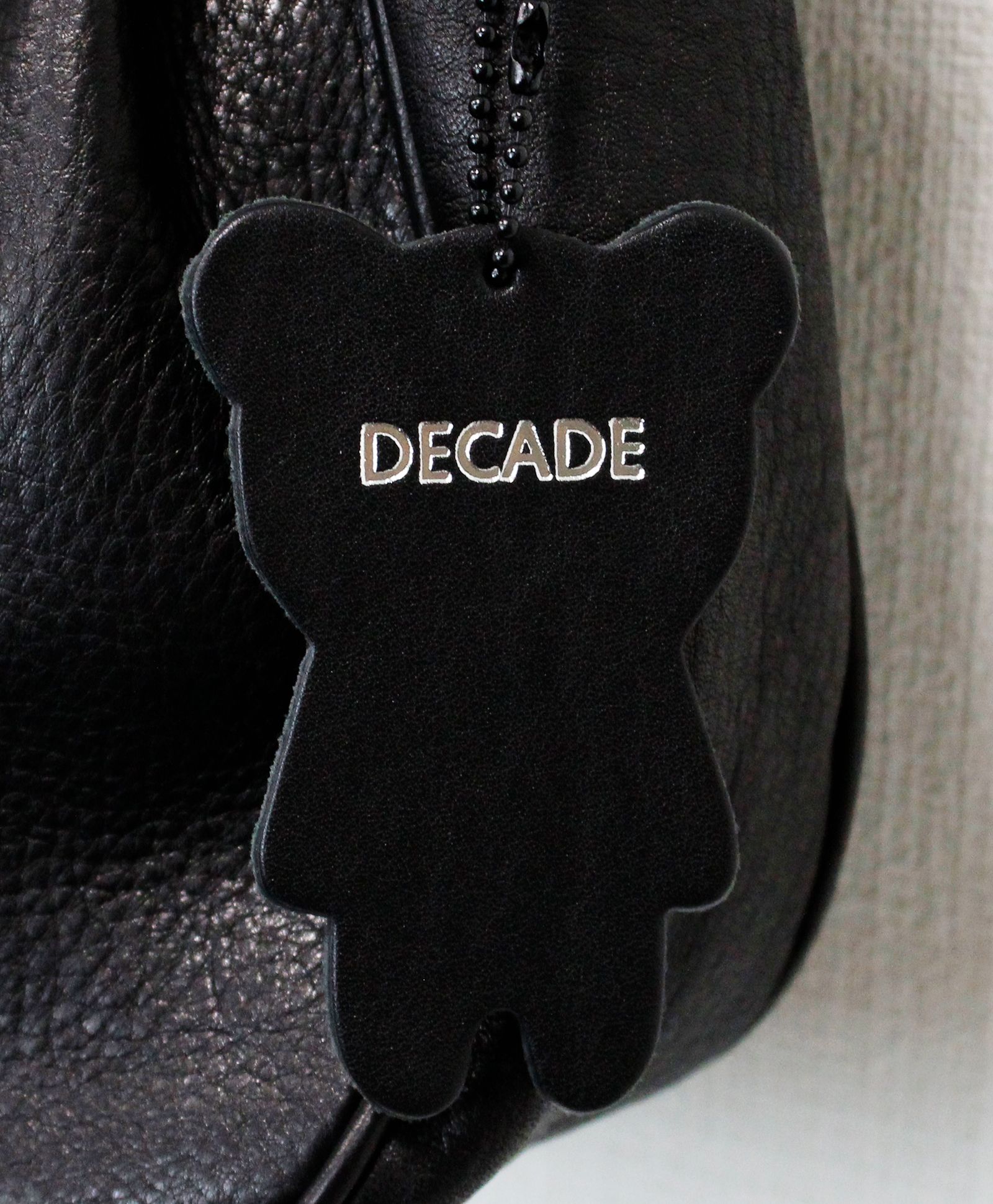 オイルドカウレザー・2wayミニショルダーバッグ / Oiled Cow Leather Shoulder Bag / B-BLACK [DCD-01517 B-BK]