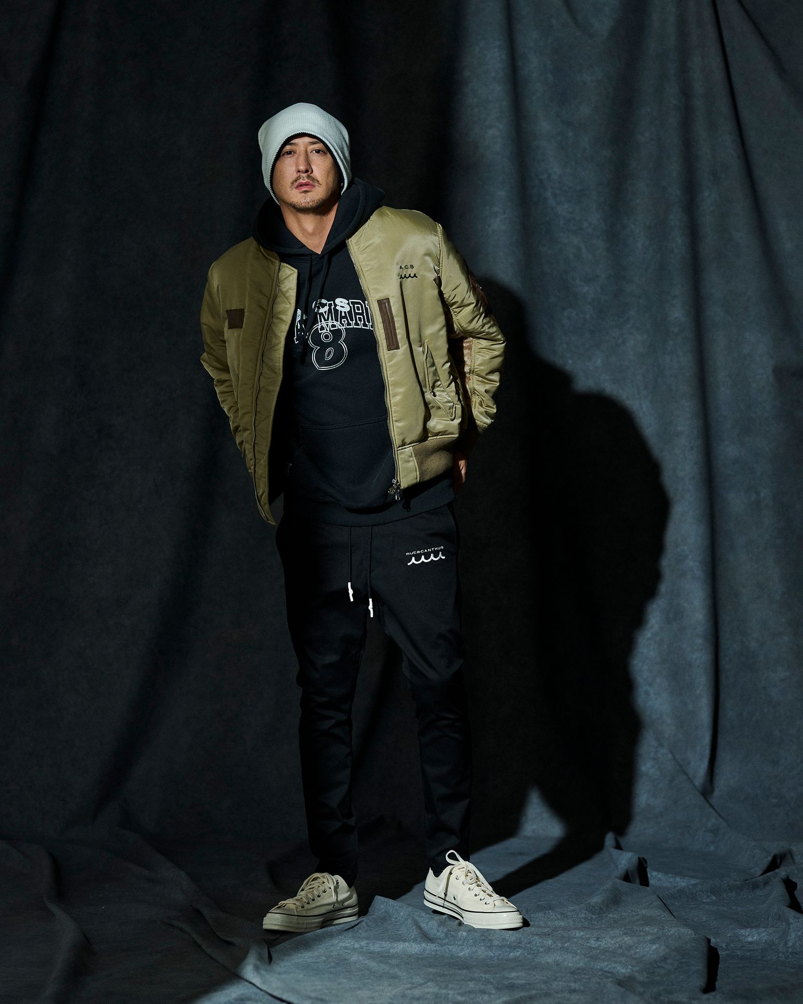 ☆先行予約☆ muta MARINE × ACANTHUS / オーバーサイズMA-1 / Oversize MA-1 / BEIGE 【MA2649】