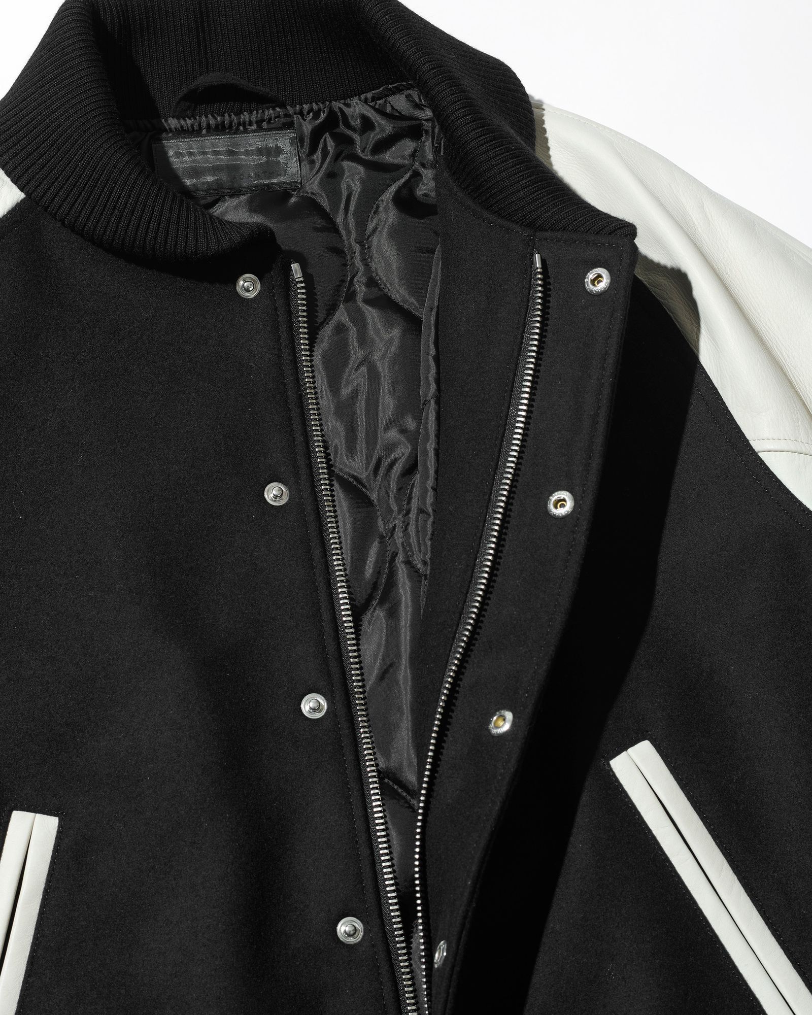 Studium Jacket / スタジアムジャケット / BLACK WHITE 【ST2301】