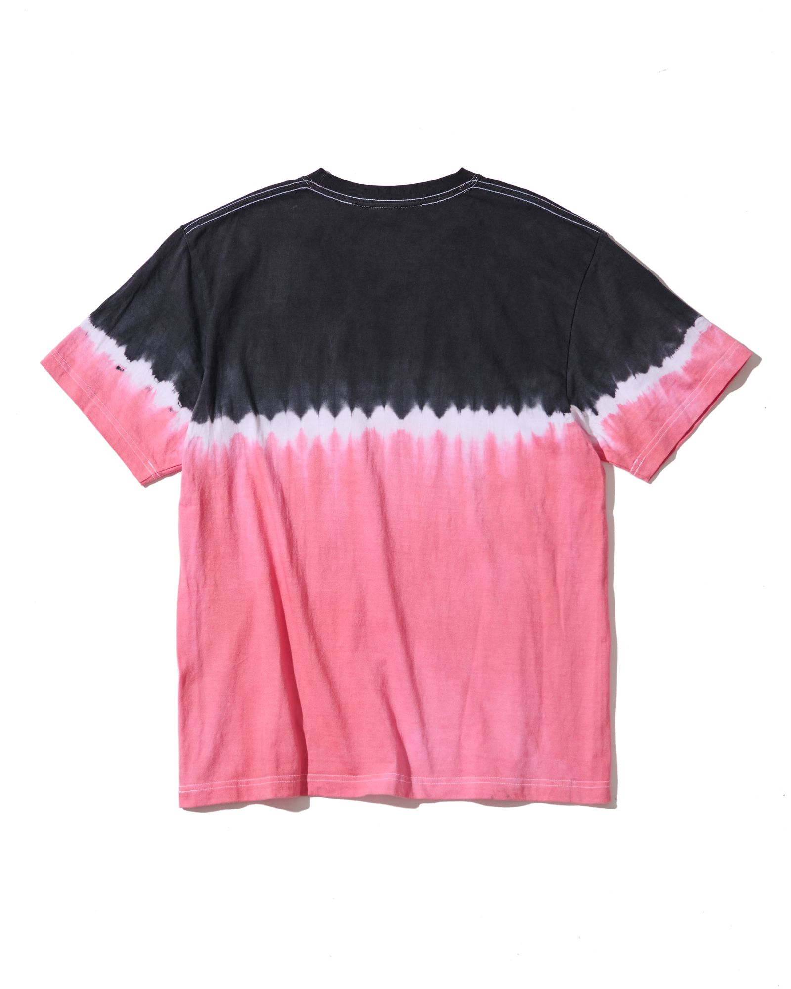 ☆先行予約☆ タイダイTシャツ  /  Contrast Tie-dye Tee / PINK BLACK【CT2604】