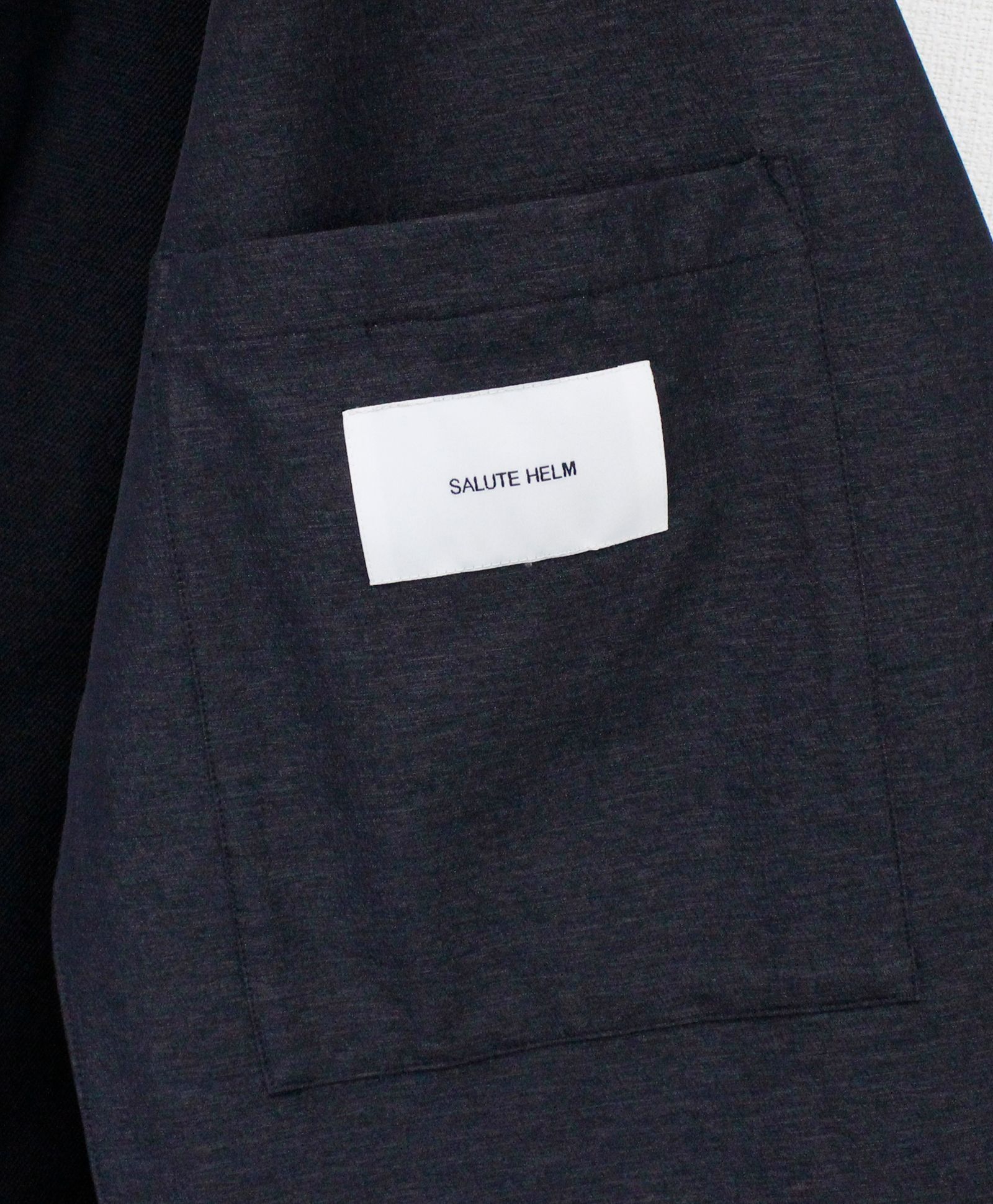 N/Peダブルクロスストレッチ イージージャケット / チャコールグレー [26003]