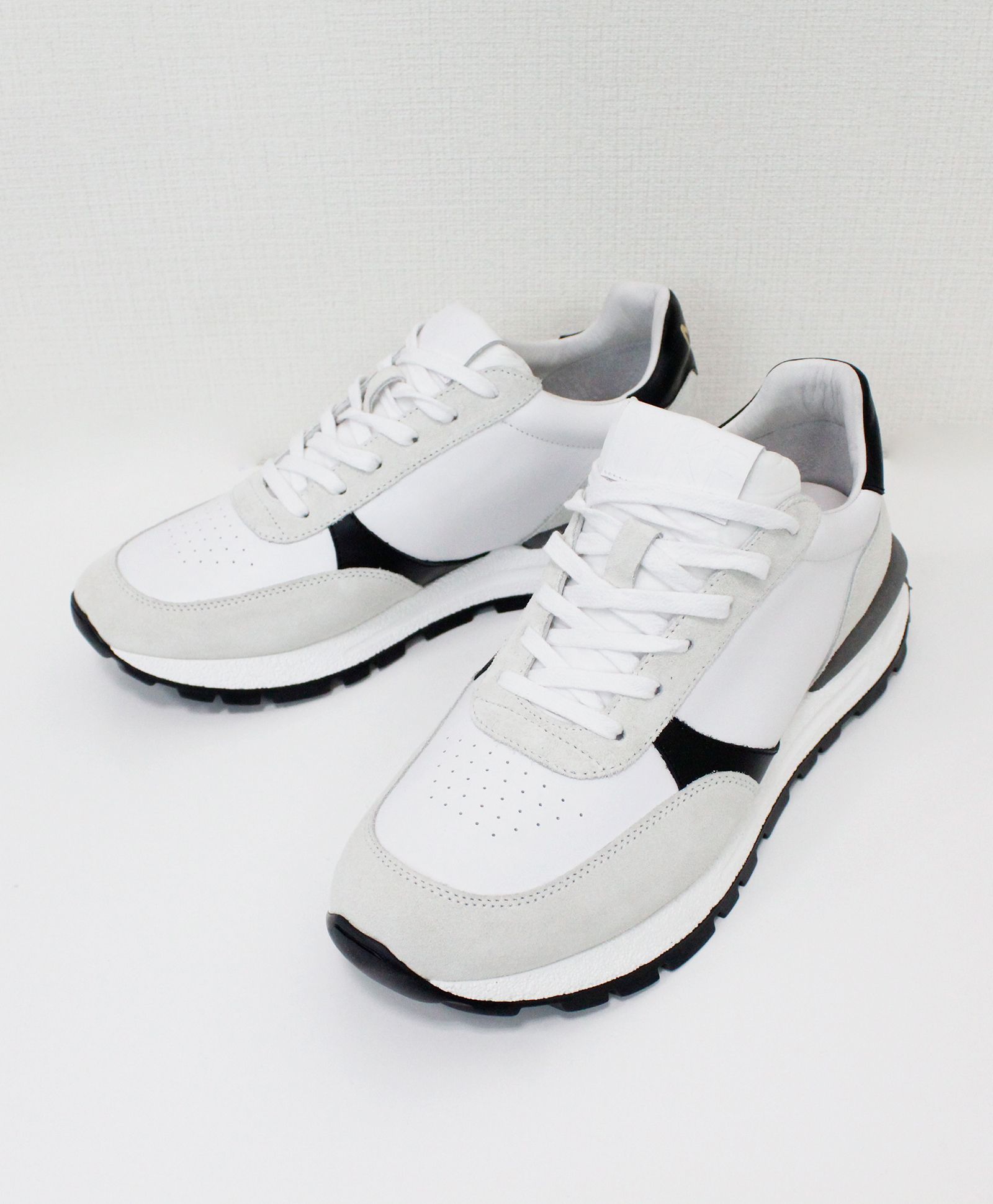 ローカットレザースニーカー / ホワイト / WHITE [MKSH04 ]