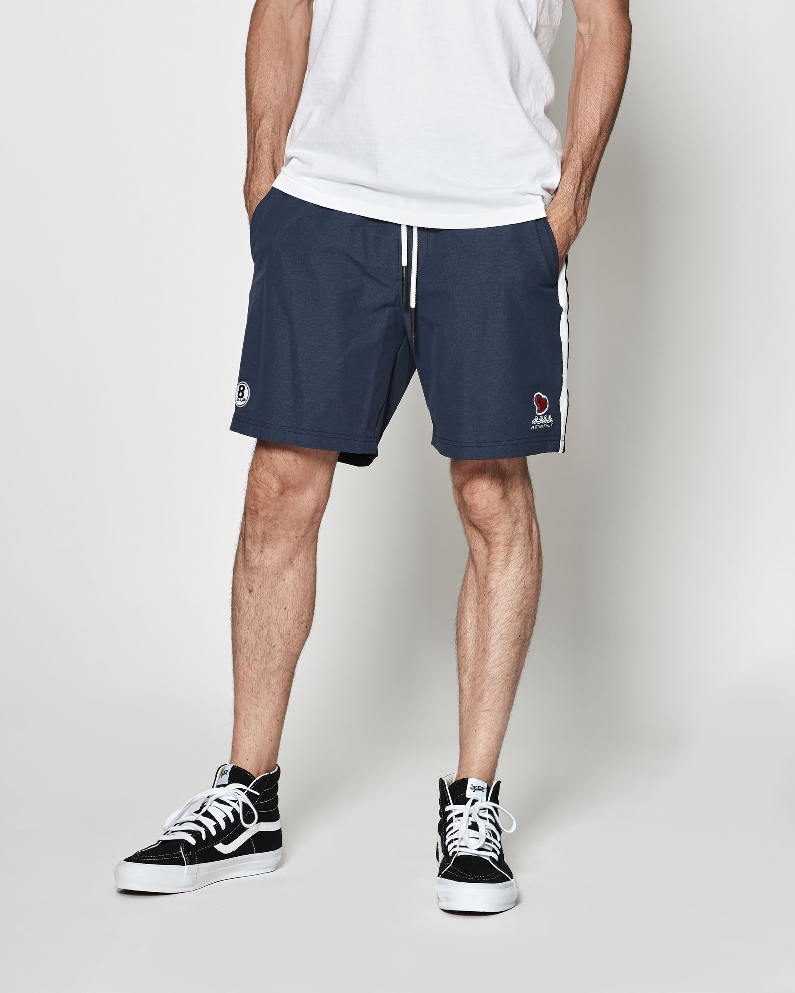 ☆先行予約☆muta MARINE × ACANTHUS / スウィートショーツ / sweet shorts / NAVY 【MA2627】