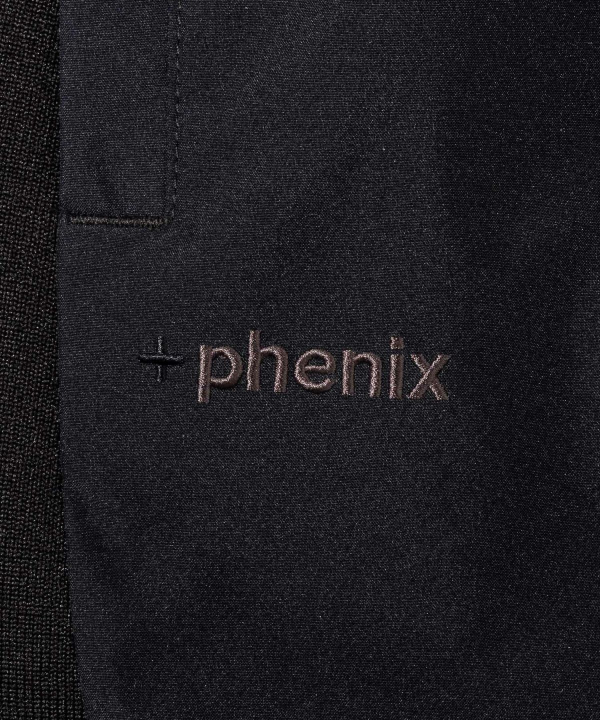 +phenix サイドロゴジョガーパンツ WINDSTOPPER プロダクト by GORE-TEX LABS / ウィンドストッパー / ゴアテックス / ブラック 【USB-25135】