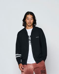 ☆先行予約☆muta MARINE × ACANTHUS  / ニットカーディガン / muta knit cardigan / BLACK【MA2725】