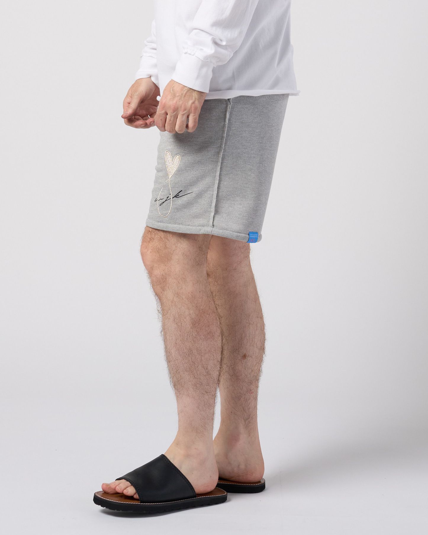 ☆先行予約☆Maison Honoré Paris× wjk  / ハートフィッシュフレンチテリーショーツ / heart fish dry french terry shorts / t.gray 【505 hw03k】